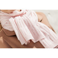 pure twisted yarn knitted scarf with CE certificate